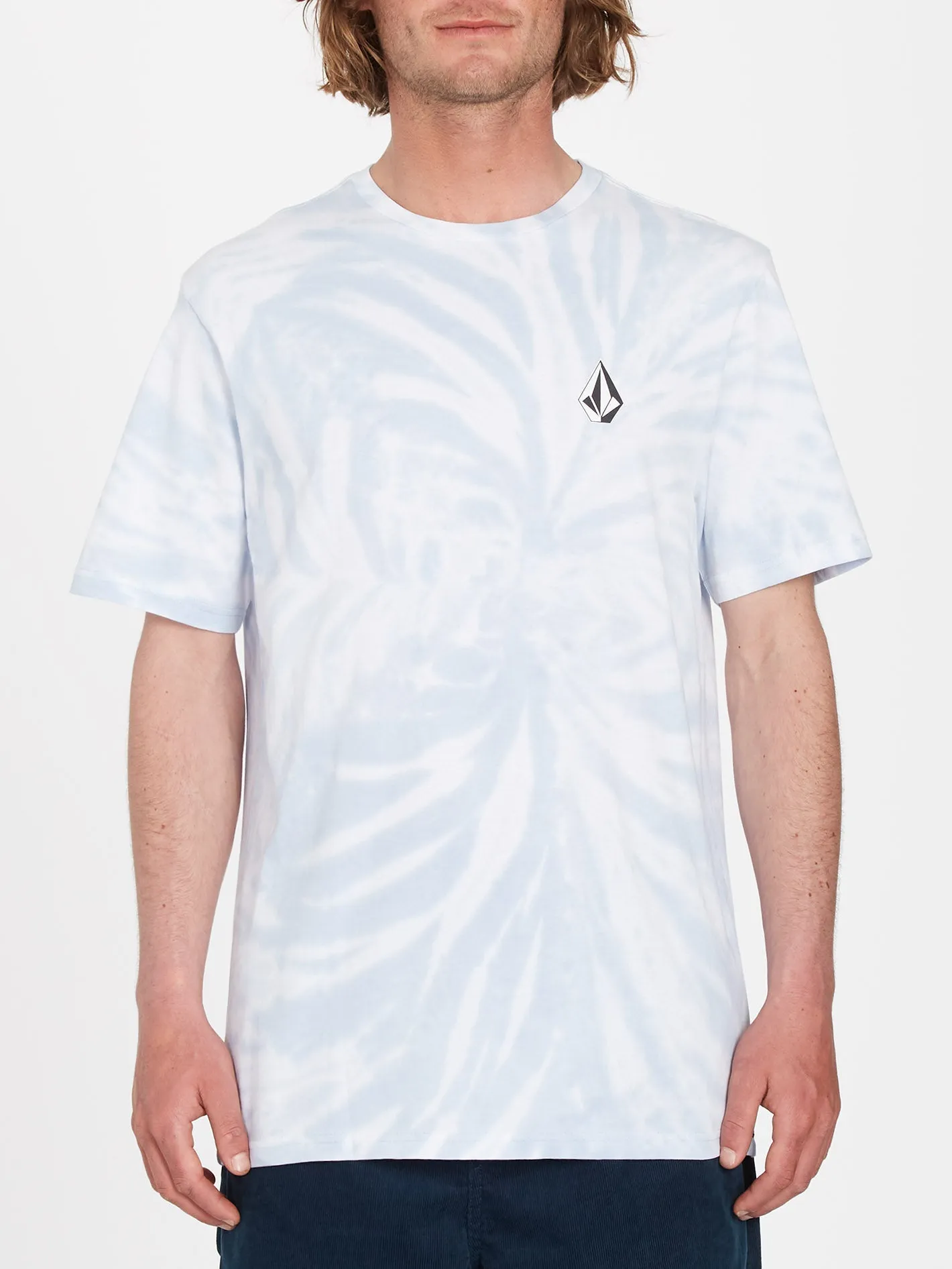 T-shirt Iconic Stone Dye - CELESTIAL BLUE