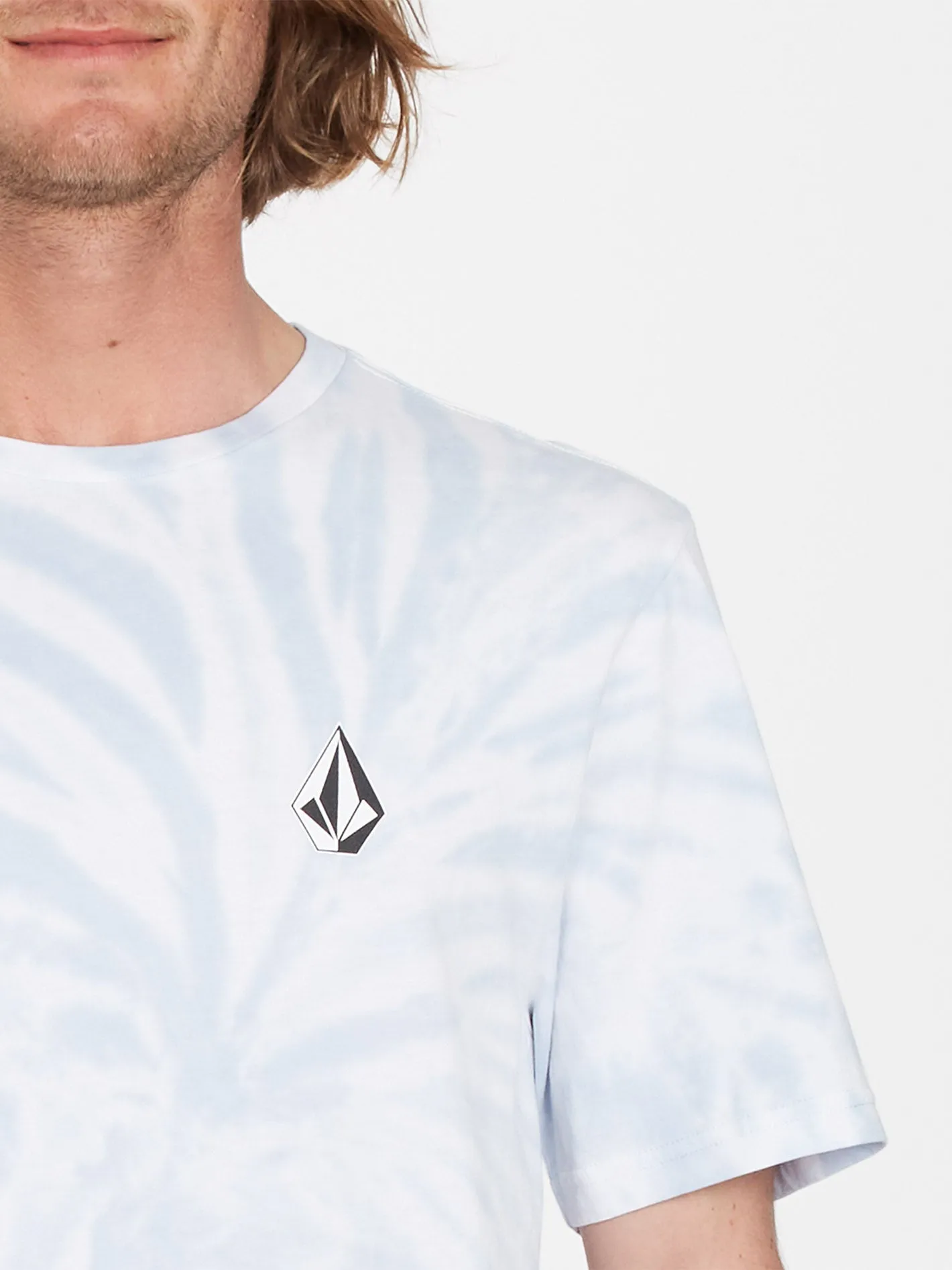 T-shirt Iconic Stone Dye - CELESTIAL BLUE