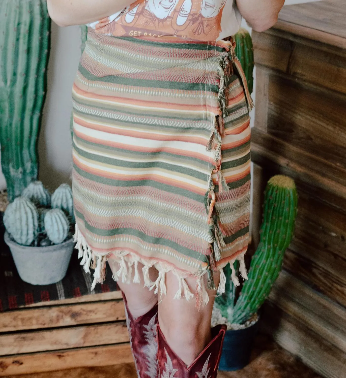 Tasha Polizzi - Serape Wrap Skirt