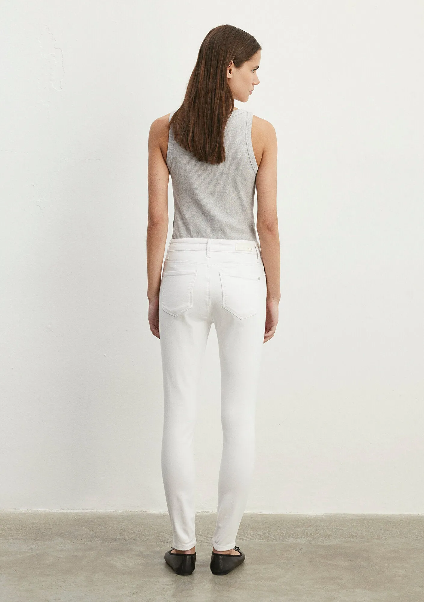 Tess White Gold Luxury Jean Pants
