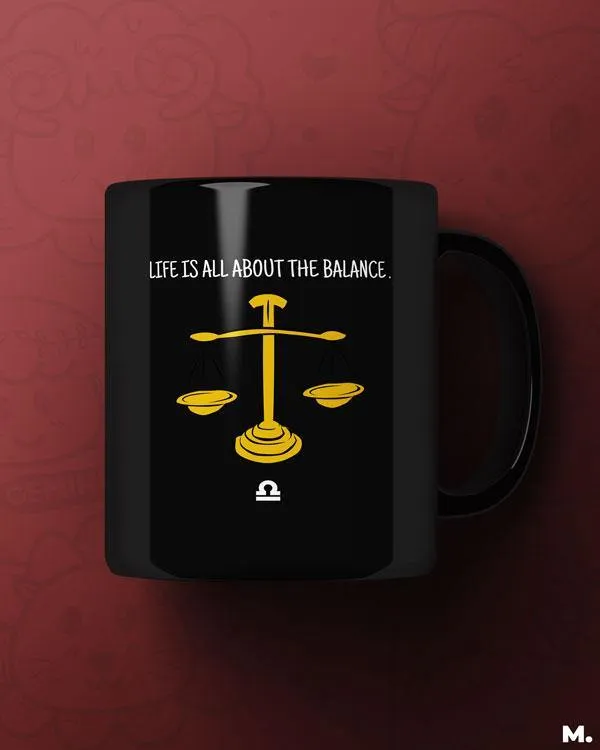 The balanced libras printed mugs