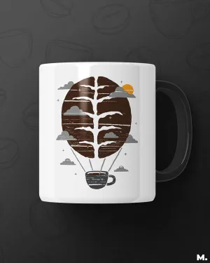 The coffee parachute printed mugs