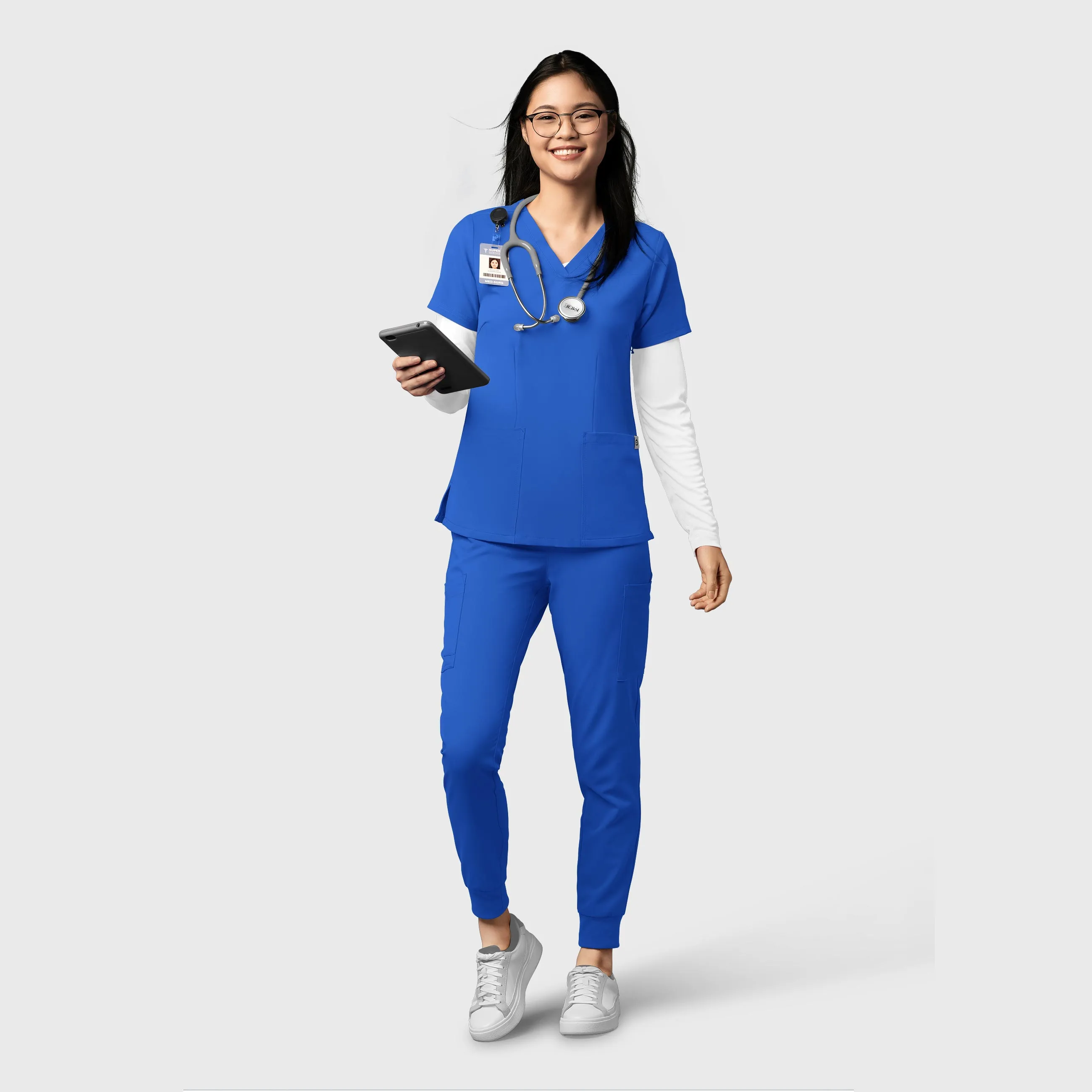 Thrive 5122 Cargo Jogger Scrub Pants Royal