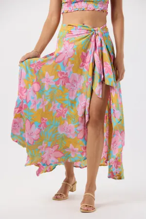 Tiare Hawaii Azure Wrap Skirt