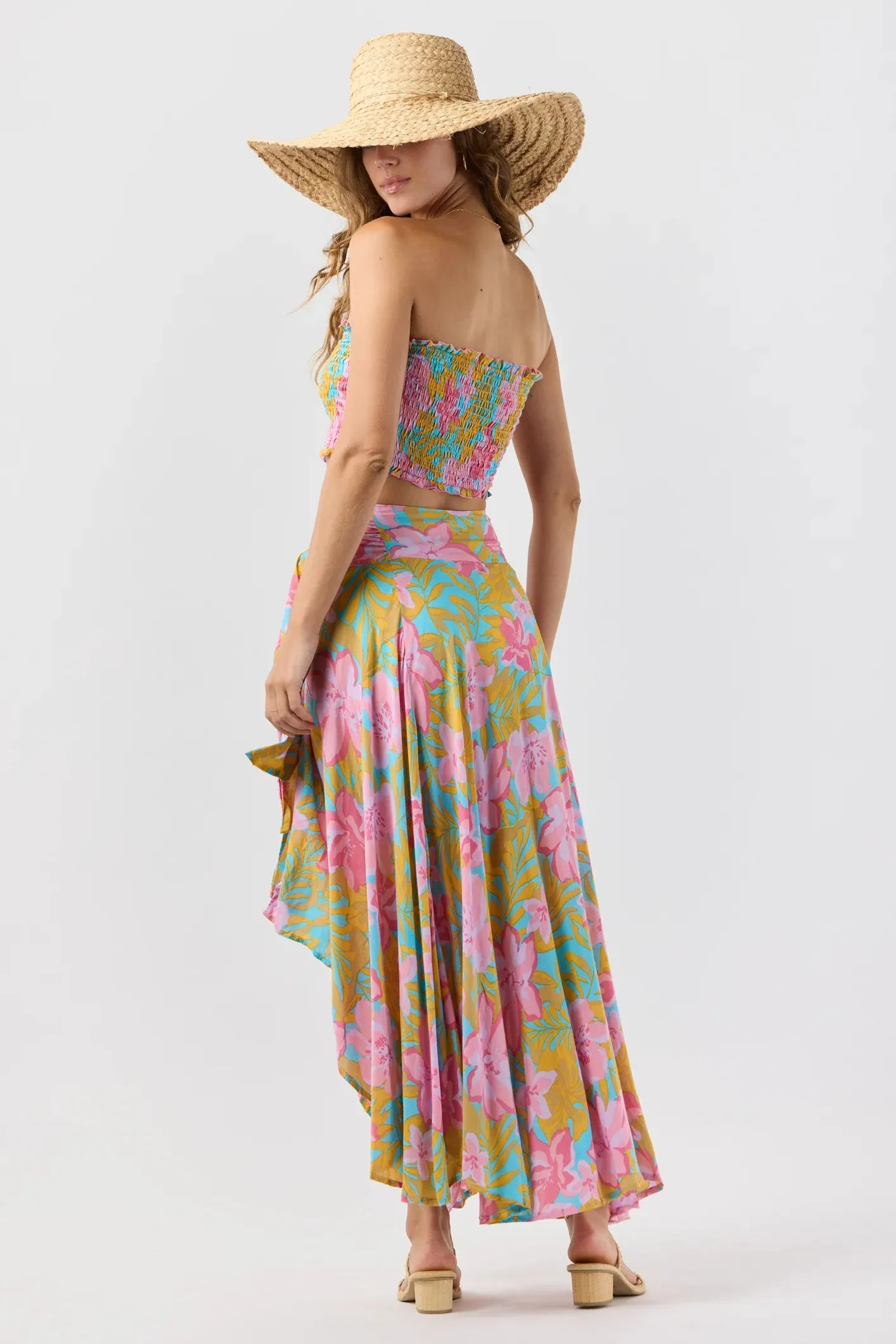Tiare Hawaii Azure Wrap Skirt