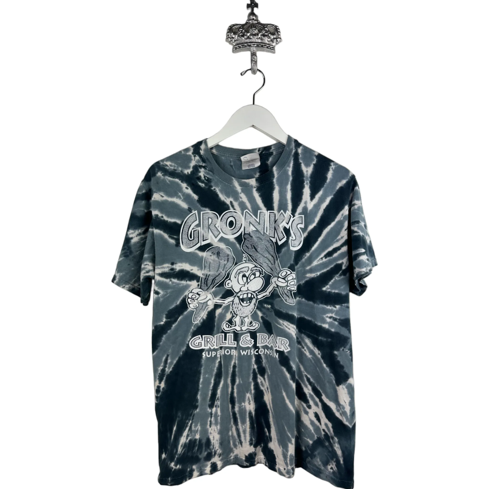 TIE DYED CONK'S GRILL & BAR T-SHIRT - M