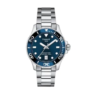 Tissot Seastar 1000 Ladies Stainless Steel Blue Dial Watch