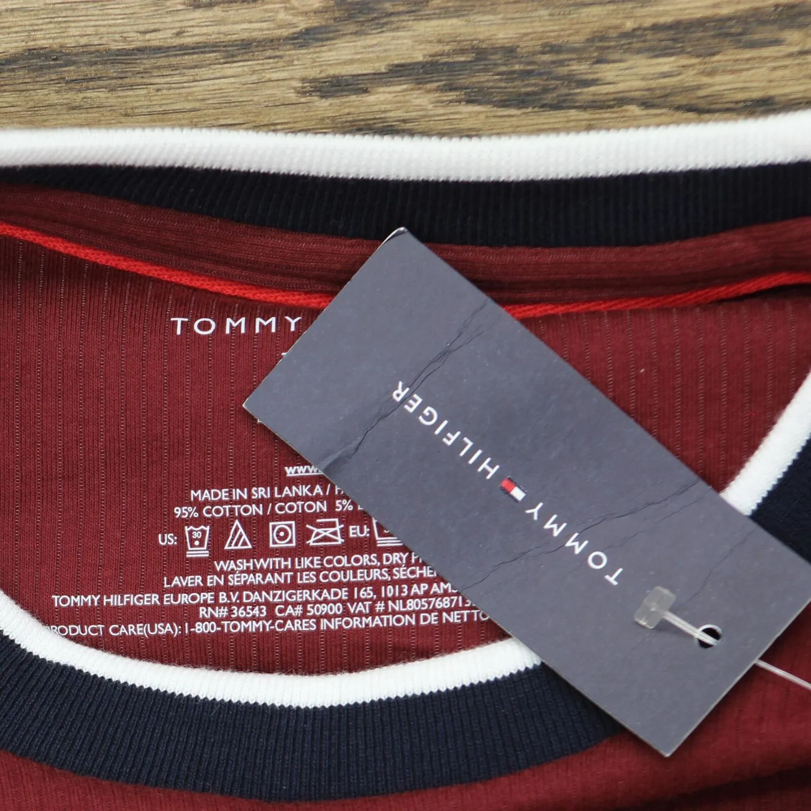 Tommy Hilfiger Men's Ribbed Striped-Trim Tee
