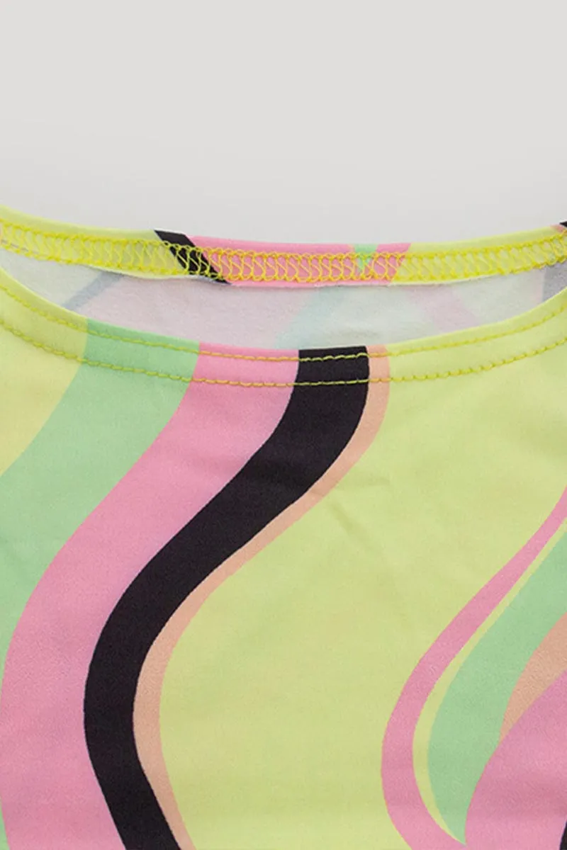 UI784 Graphic Long Sleeve Top and Pants Set