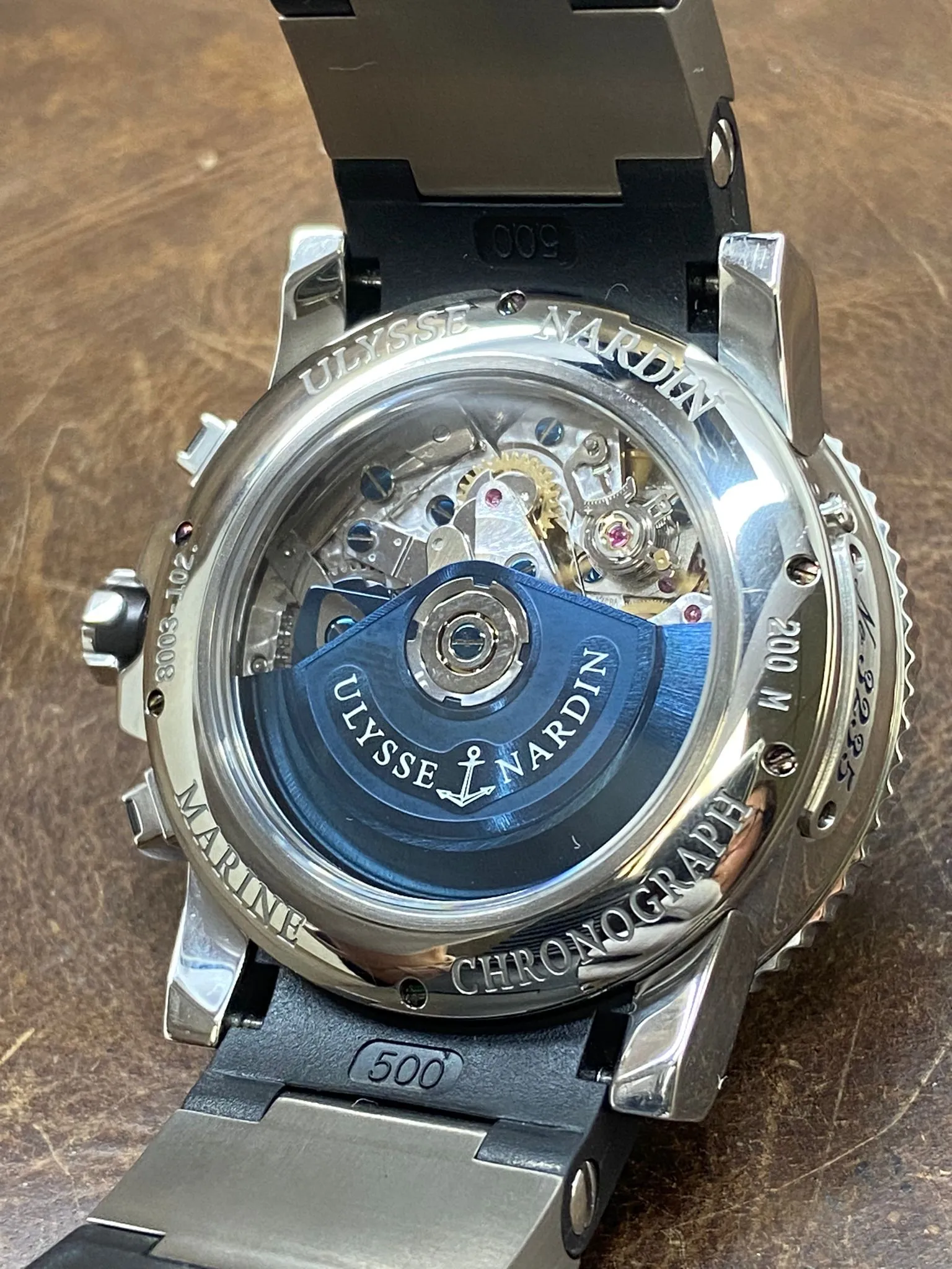 Ulysse Nardin Maxi Marine Diver 8003-102 Black Dial Automatic Men's Watch