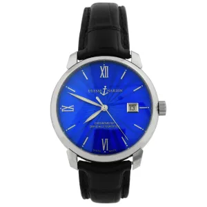 Ulysse Nardin Men's Classico Stainless Steel 40mm Blue Stick & Roman Numeral Dial Watch