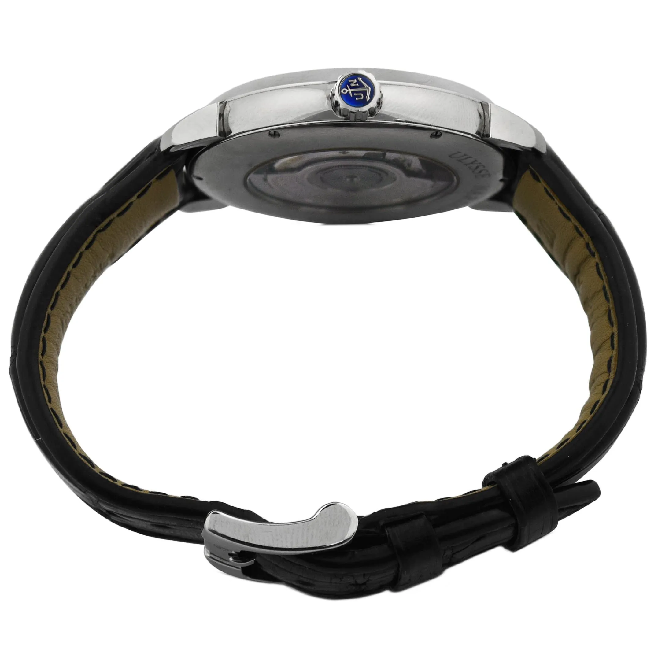 Ulysse Nardin Men's Classico Stainless Steel 40mm Blue Stick & Roman Numeral Dial Watch