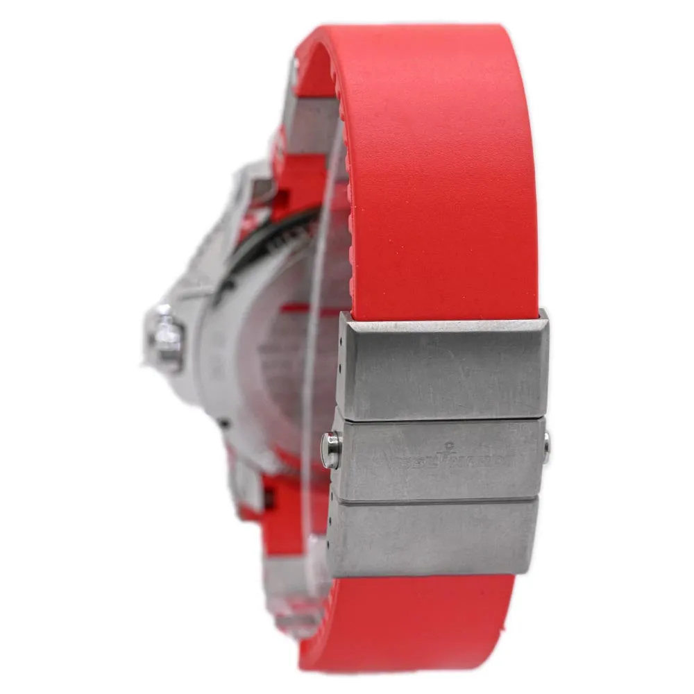Ulysse Nardin Men's Maxi Marine Diver Stainless Steel 43mm Red Dial Watch Reference #: 263-33-3-96