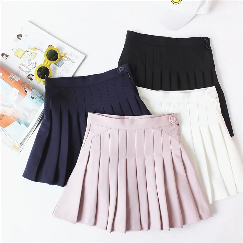 ULZZANG PLEATED SKIRT K032901