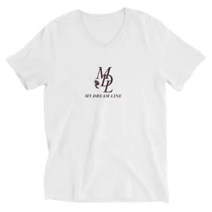 Unisex Short Sleeve V-Neck T-Shirt