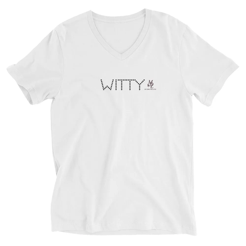 Unisex Short Sleeve V-Neck T-Shirt