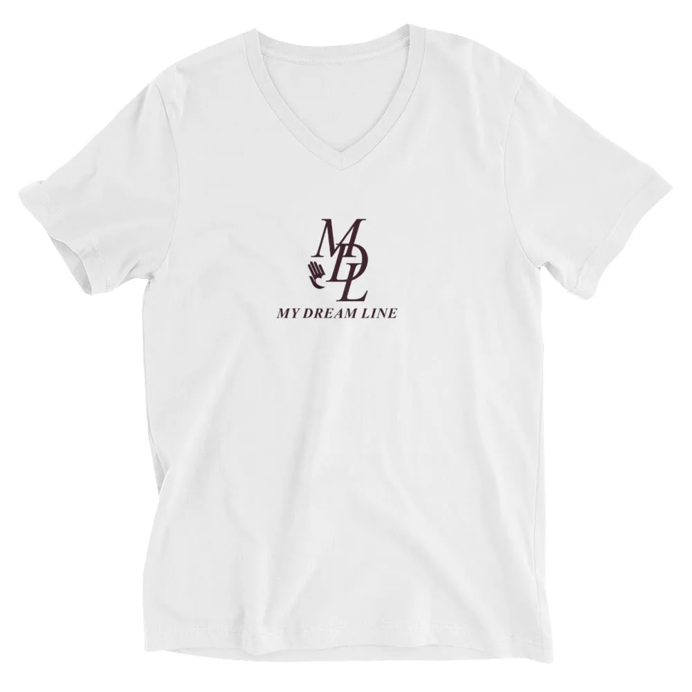 Unisex Short Sleeve V-Neck T-Shirt