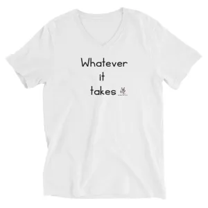 Unisex Short Sleeve V-Neck T-Shirt