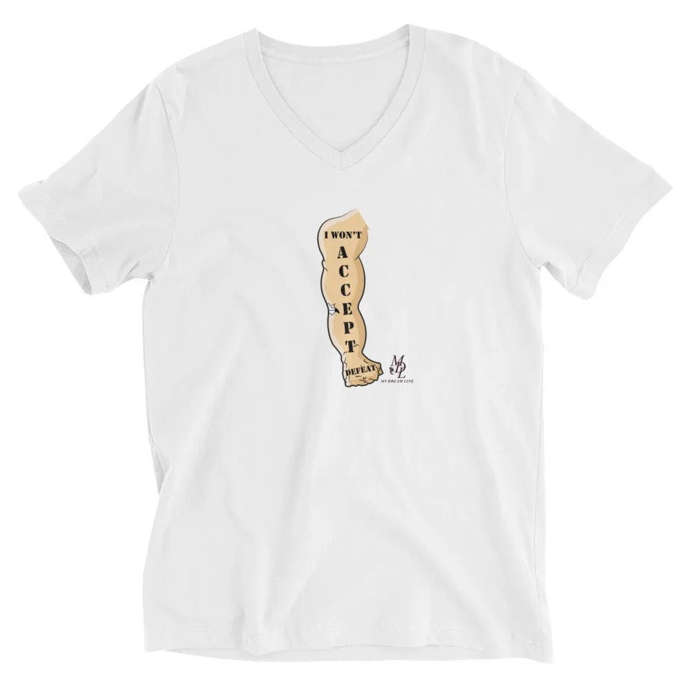 Unisex Short Sleeve V-Neck T-Shirt