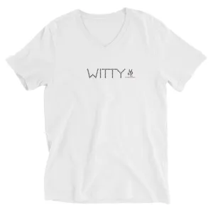 Unisex Short Sleeve V-Neck T-Shirt