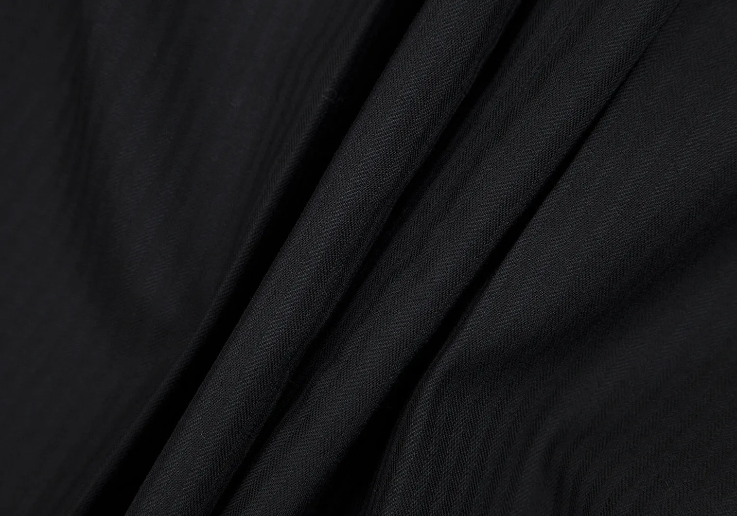UNITED ARROWS JAPAN. Black Wool Stripe Pants