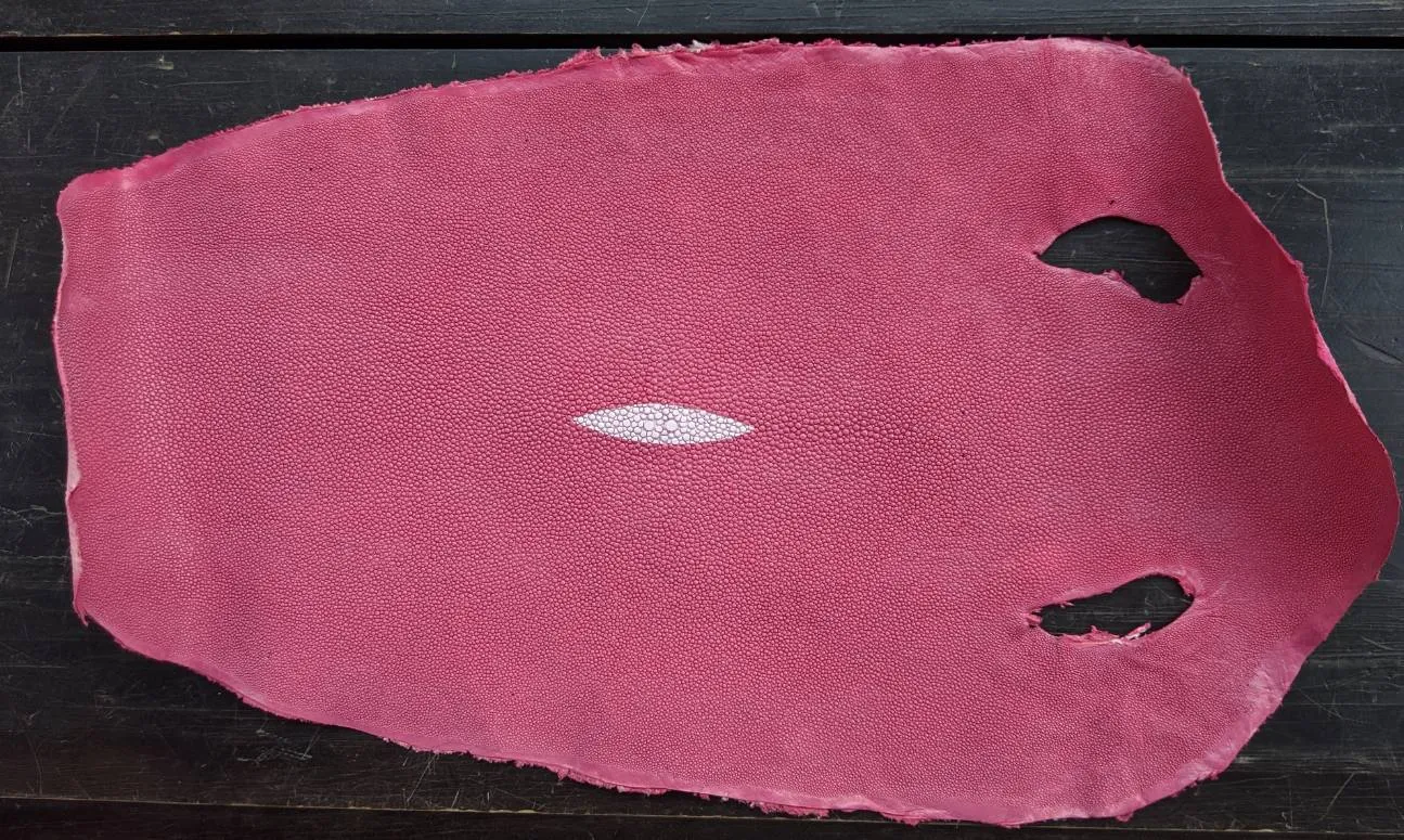 Unpolished Stingray leather
