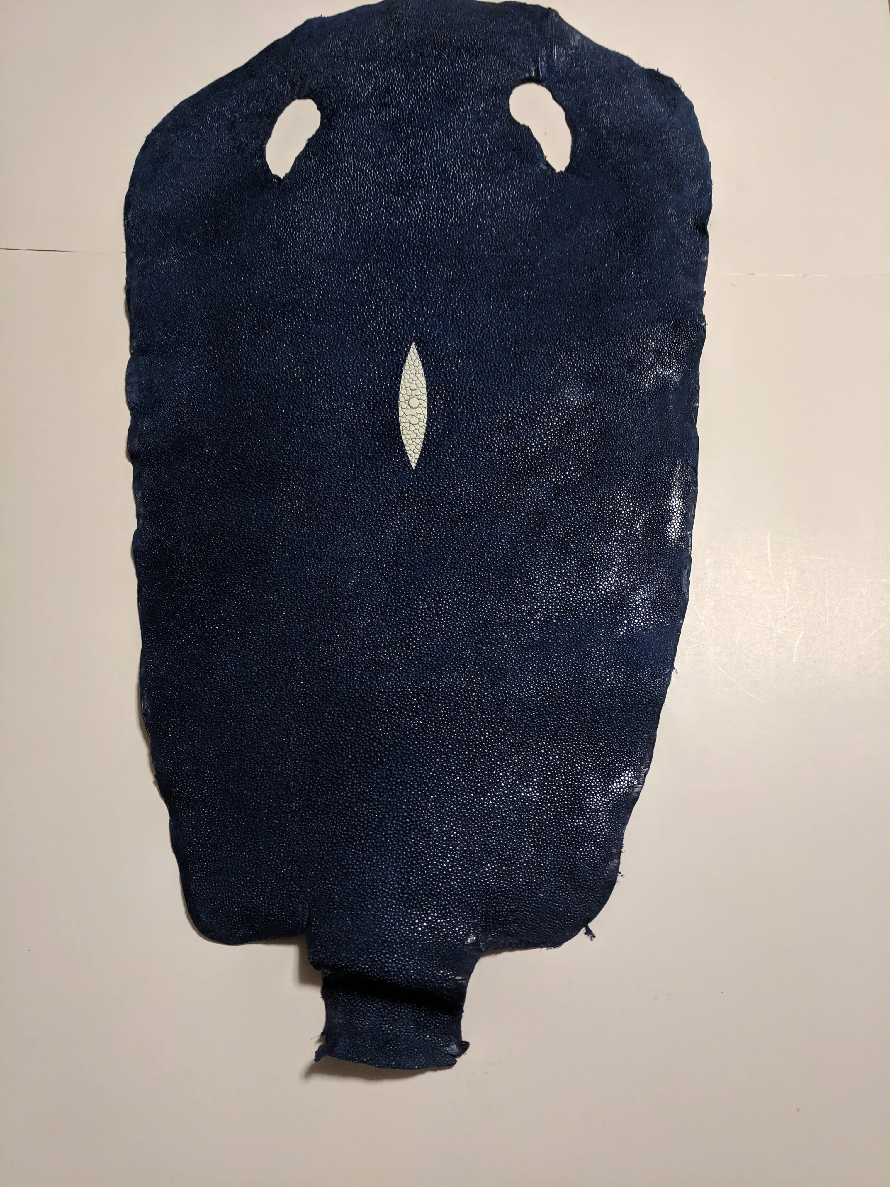 Unpolished Stingray leather