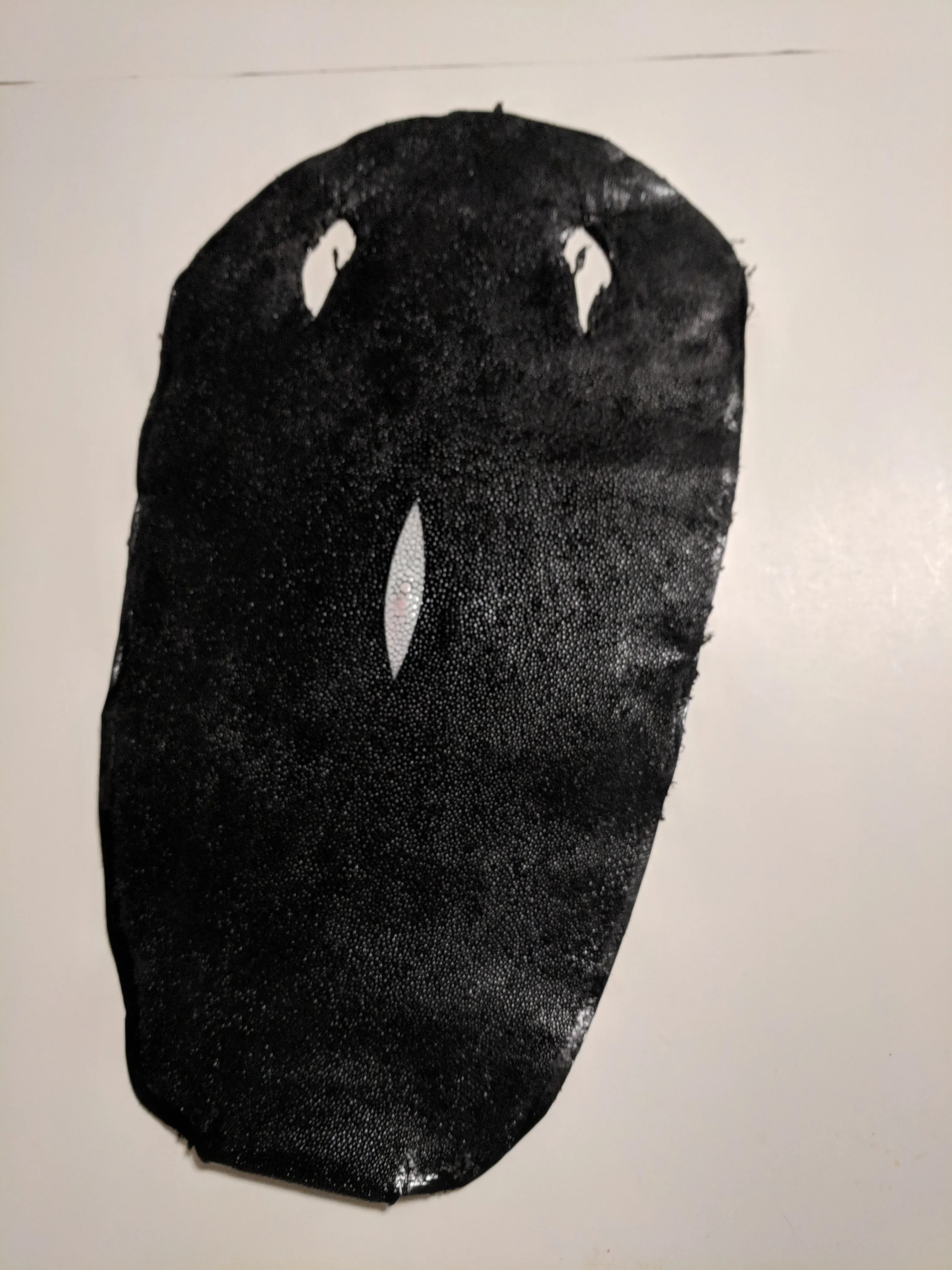 Unpolished Stingray leather