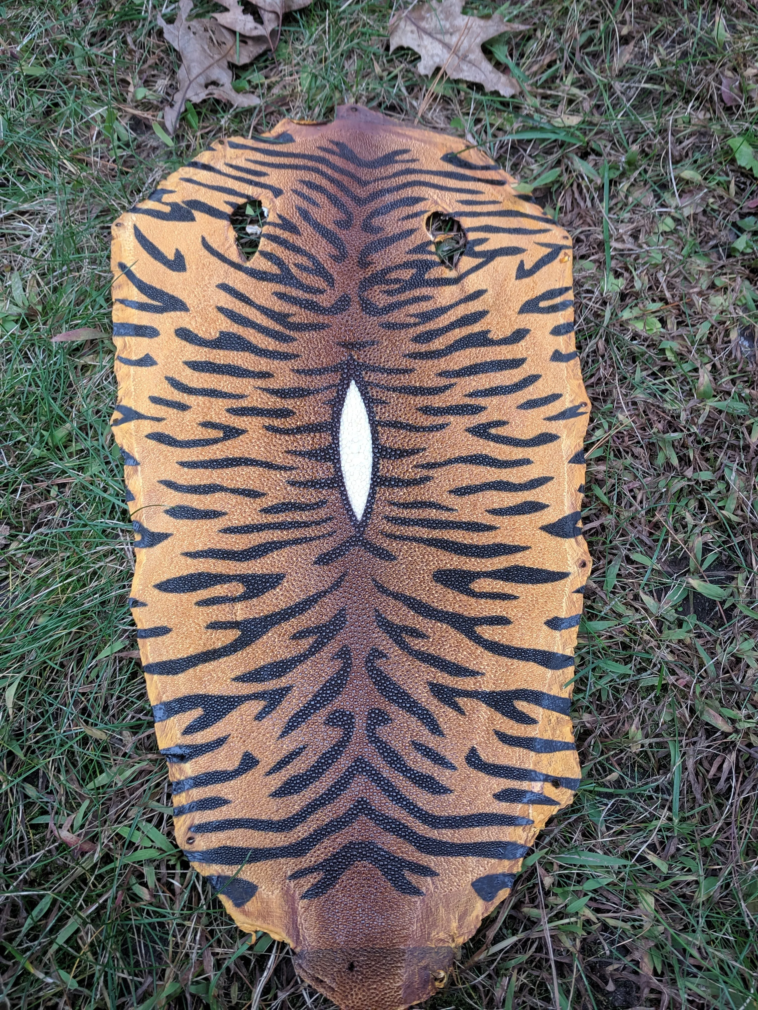 Unpolished Stingray leather