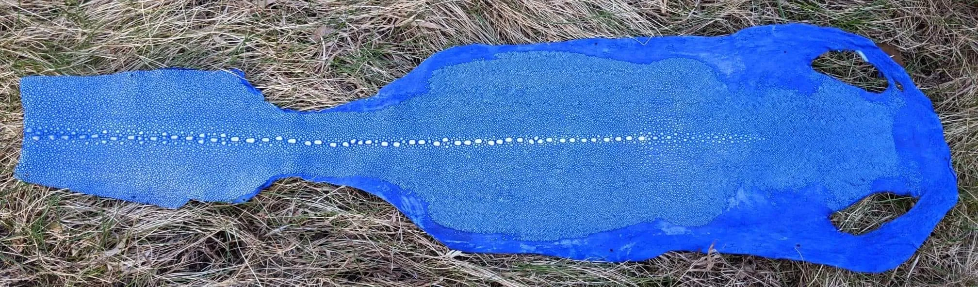 Unpolished Stingray leather