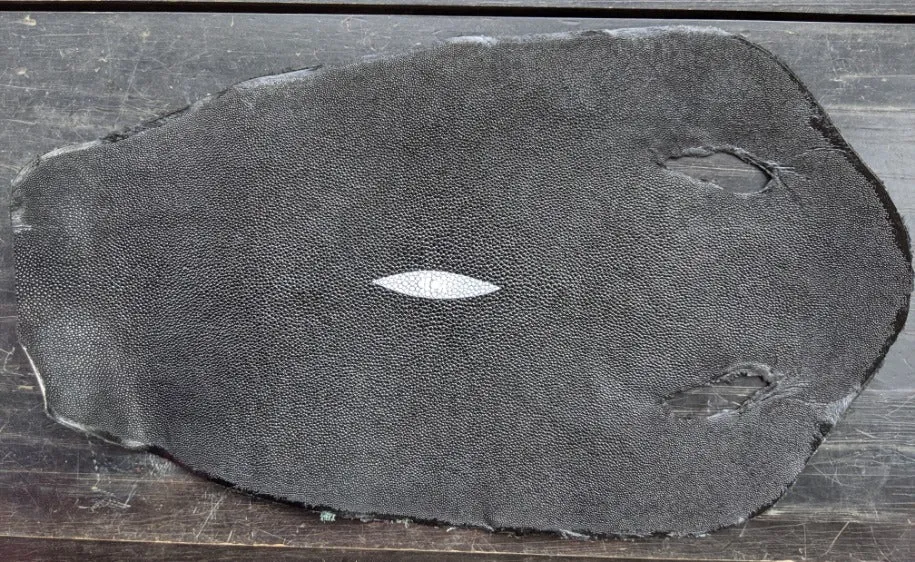 Unpolished Stingray leather
