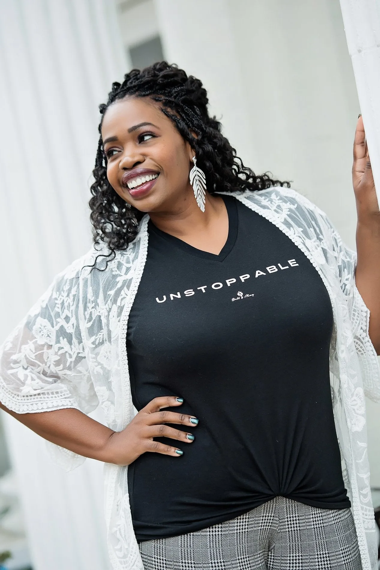 Unstoppable V-neck Tee