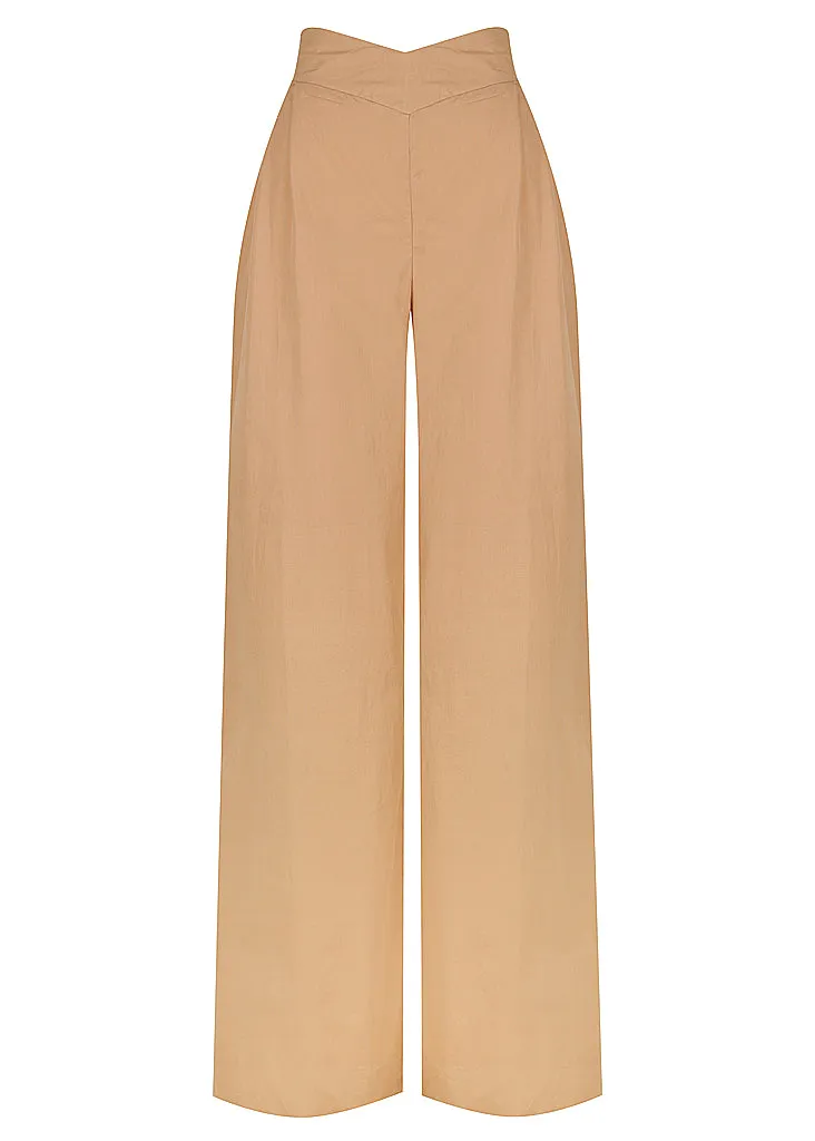 V Front Straight Leg Trouser