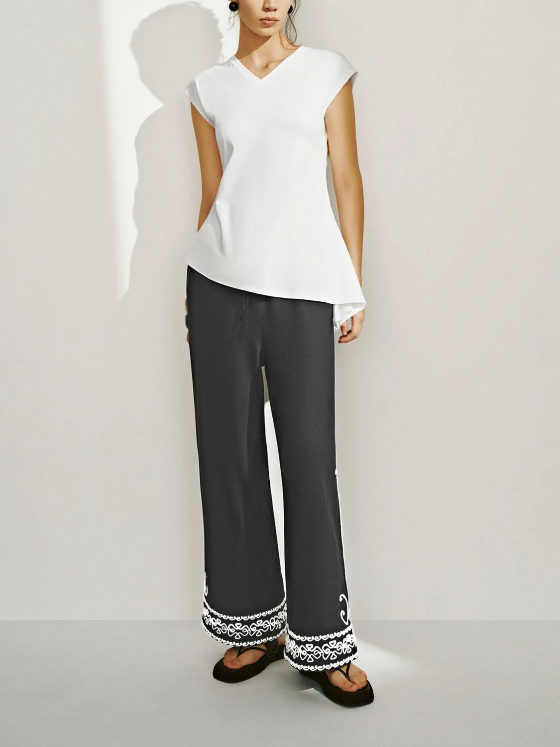 V-Neck Sleeveless T-Shirts