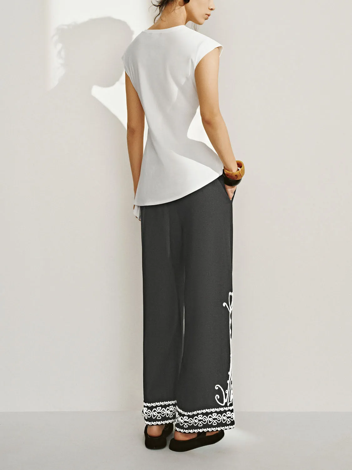 V-Neck Sleeveless T-Shirts