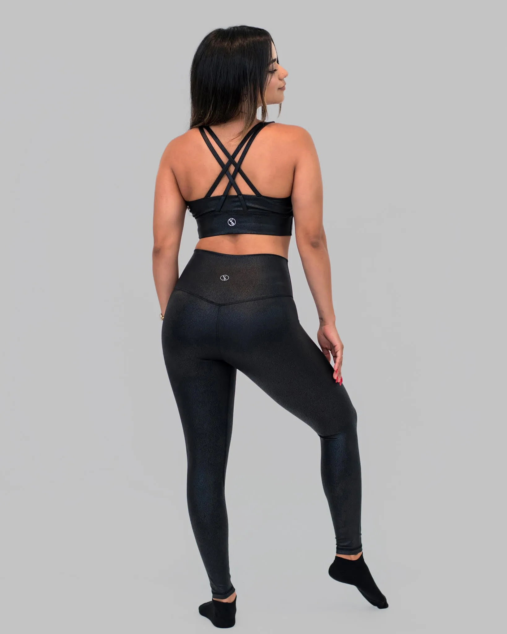 Vegan Leather High Waisted Legging