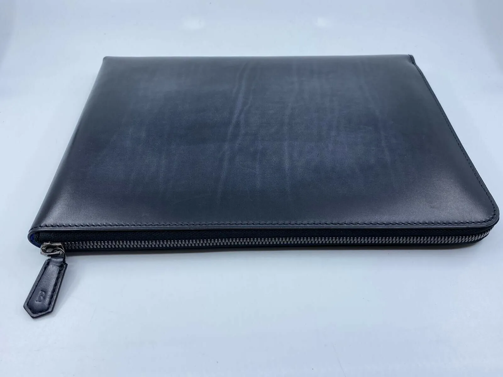 Venezia Scritto Nino Large Leather Clutch