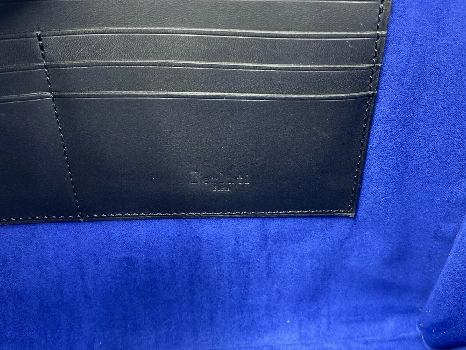 Venezia Scritto Nino Large Leather Clutch