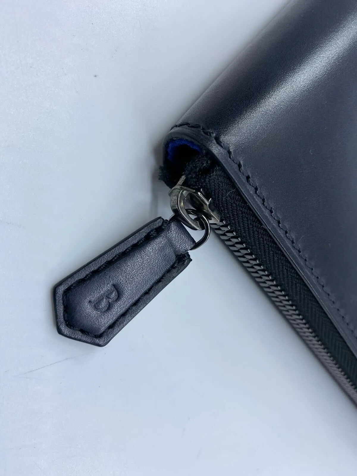 Venezia Scritto Nino Large Leather Clutch