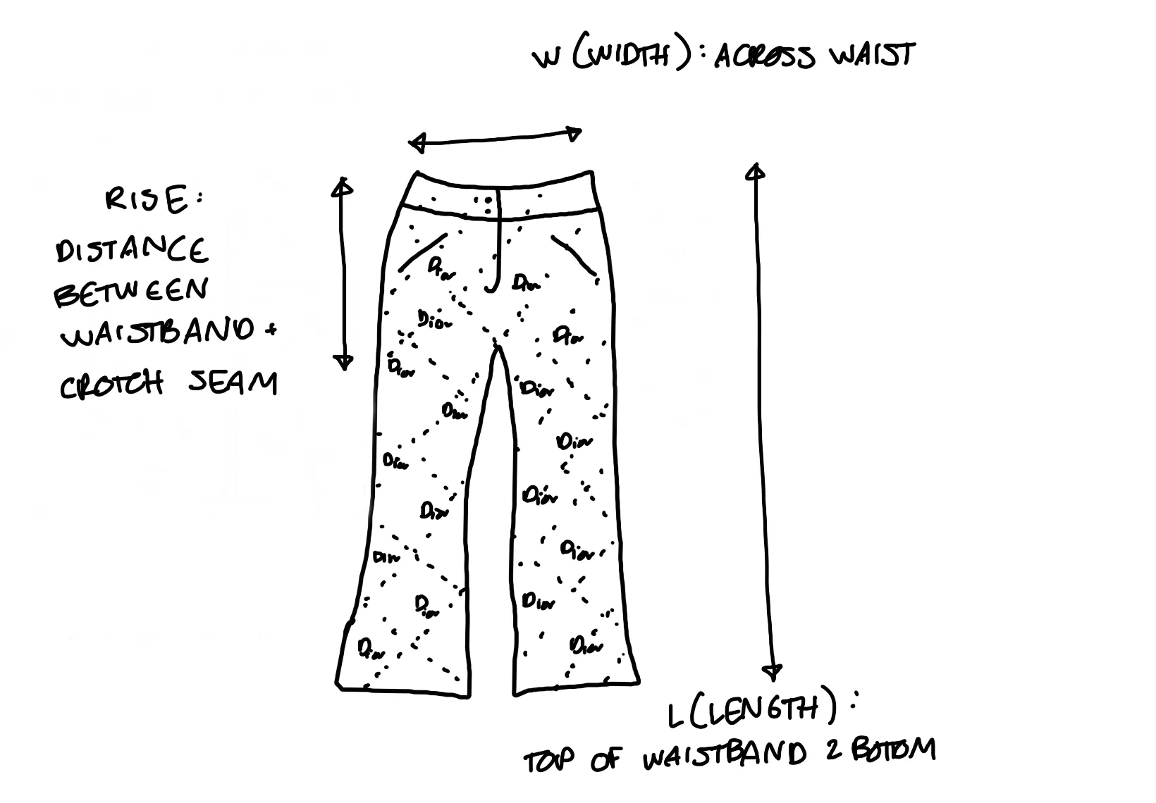 Versace Blue Flag Print Pants