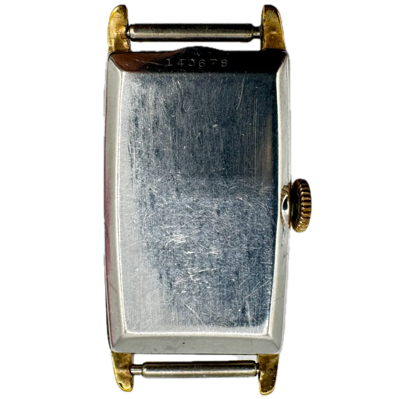 Vintage 1941 Bulova Kirkwood Men's Mechanical Wristwatch 7 AH Steel & 10k RGP
