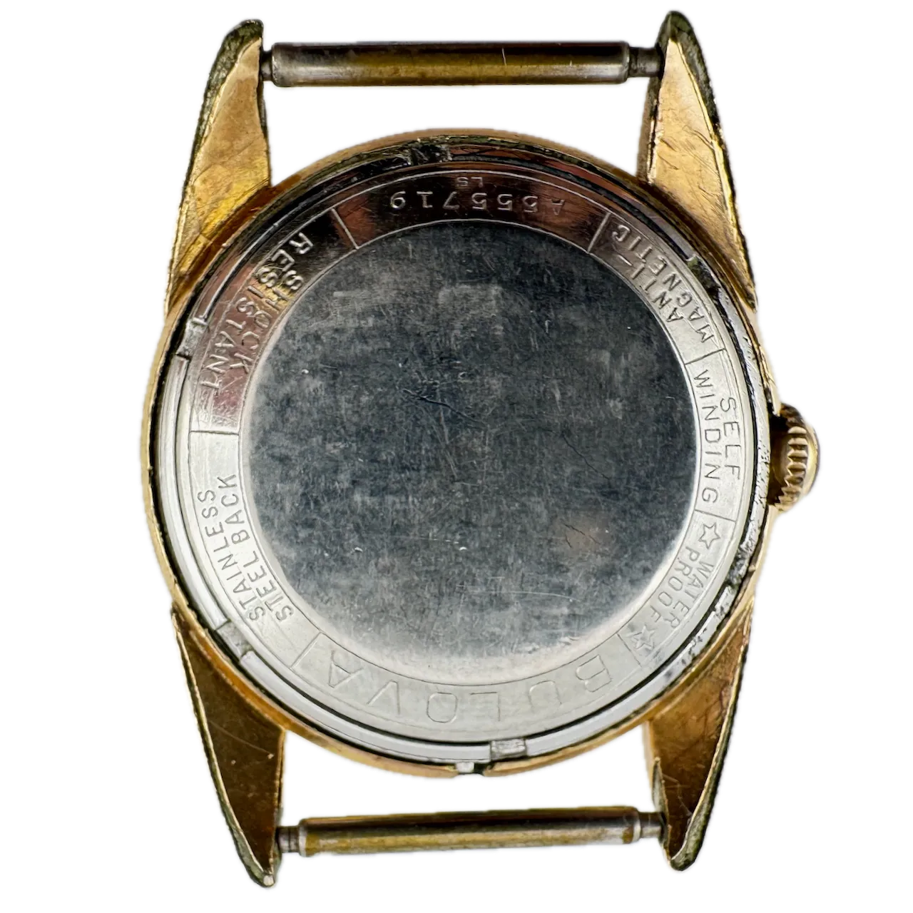 Vintage 1955 Bulova 23 Sunburst Men's Automatic Wristwatch 10 BPAC USA