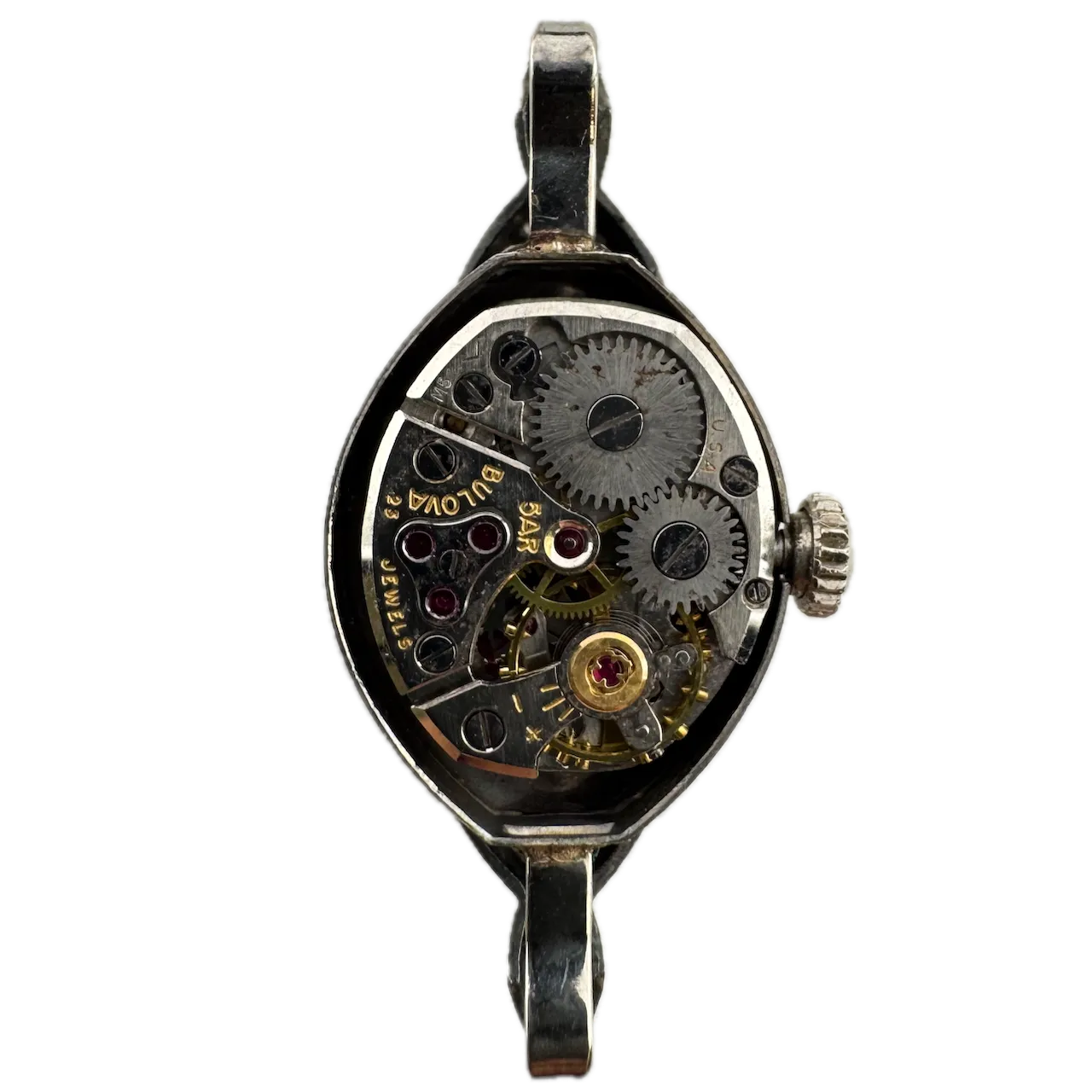 Vintage 1965 Bulova 2358 23 Diamond Men's Mechanical Wristwatch 5 AR 10k RGP