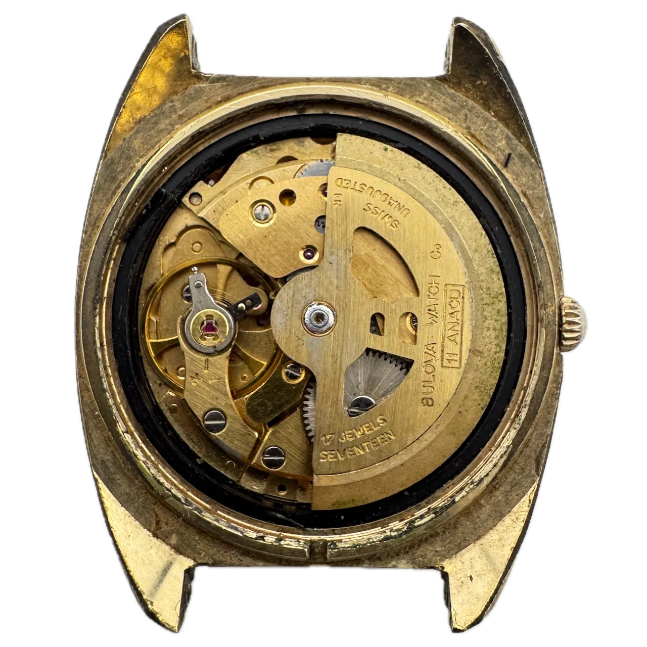 Vintage 1970 Bulova 3004 Crosshair Sea King Men's Automatic Wristwatch 11 ANACD