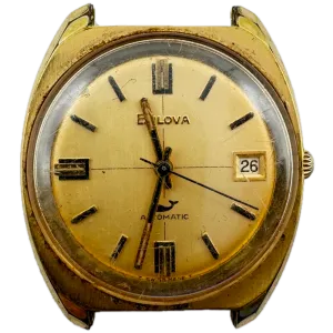 Vintage 1970 Bulova 3004 Crosshair Sea King Men's Automatic Wristwatch 11 ANACD