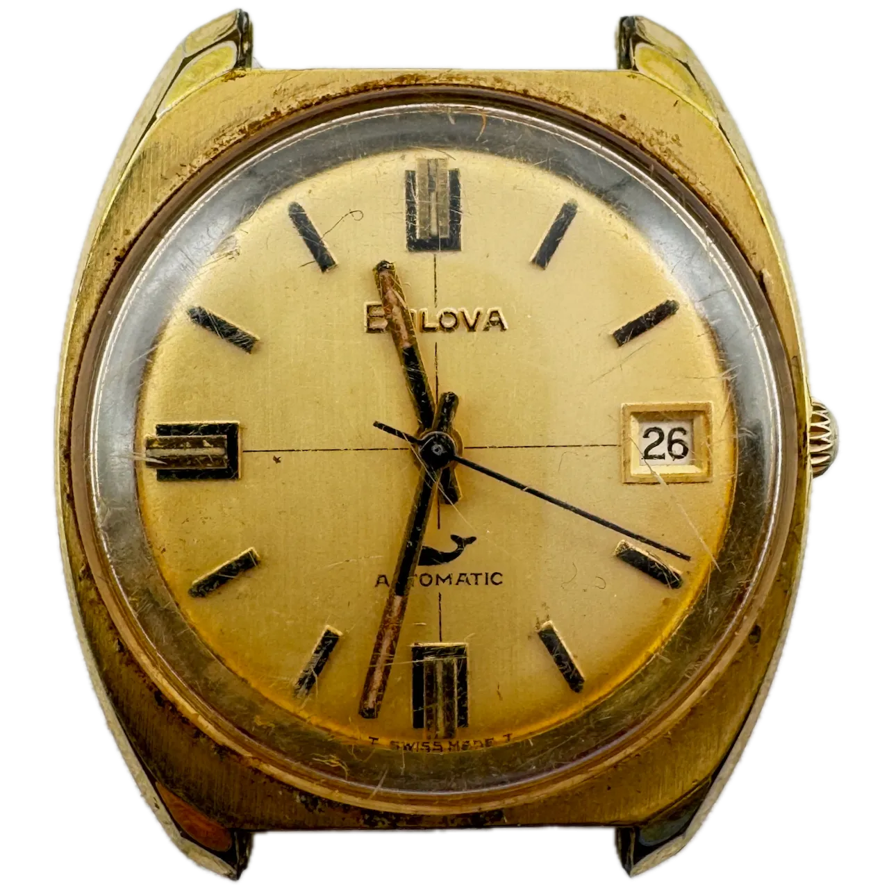 Vintage 1970 Bulova 3004 Crosshair Sea King Men's Automatic Wristwatch 11 ANACD