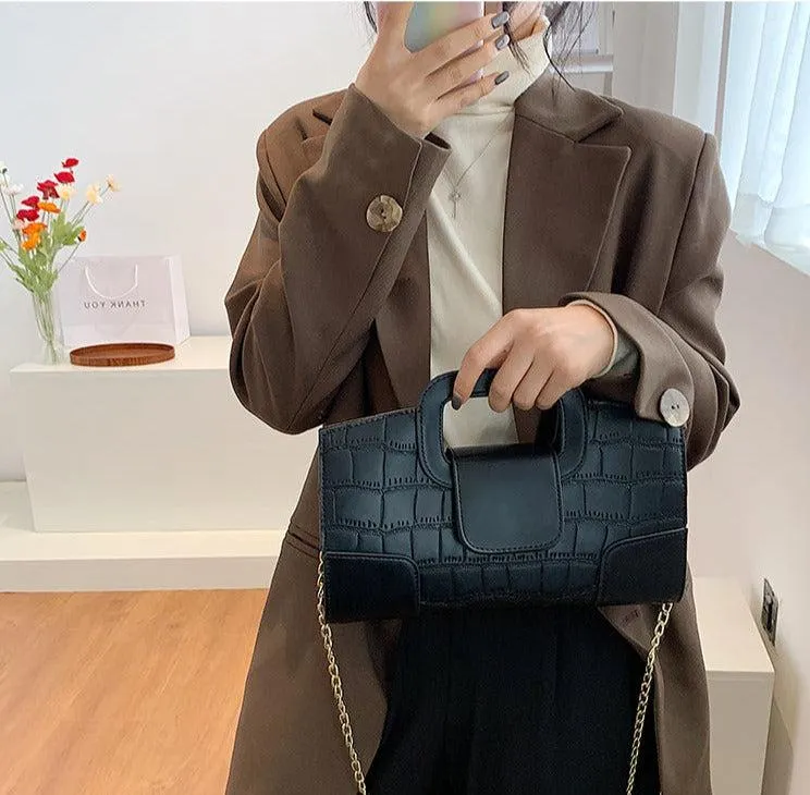 Vintage Crocodile Clutch