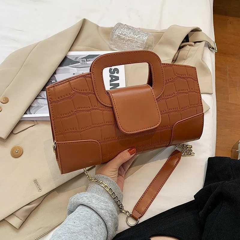 Vintage Crocodile Clutch