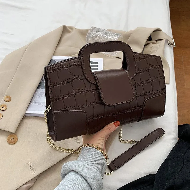 Vintage Crocodile Clutch