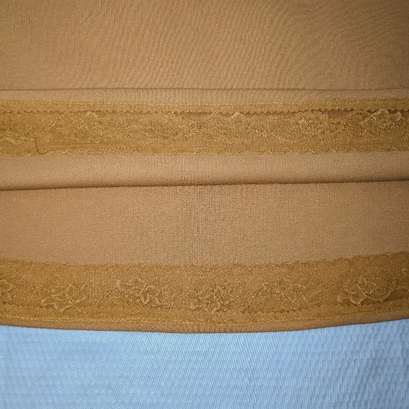 Vintage Gold Three Piece Coordinated Skirt/Pants Set - Large